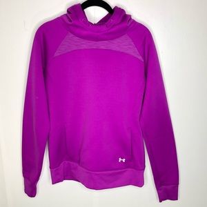 Under Armour‎ Cold Gear Storm Pullover Hoodie Size Small Fleece Lined Pocket